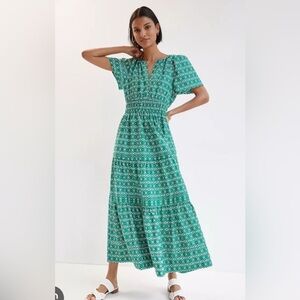 Anthropologie Maeve Somerset Dress in Cotton unlined